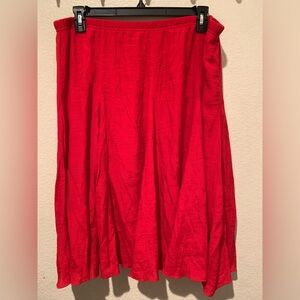 Westport Vibrant Red Maxi Skirt